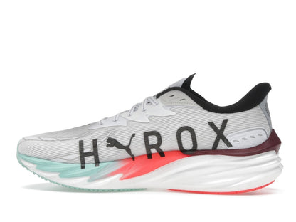 Puma Velocity Nitro 4 Hyrox White Mint Melt Glowing Red