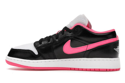 Jordan 1 Low Black White Hyper Pink (GS)