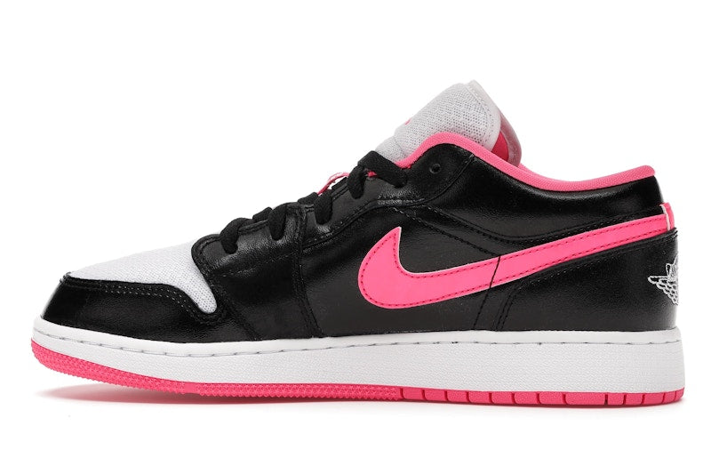 Jordan 1 Low Black White Hyper Pink (GS)