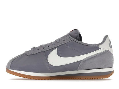 Nike Cortez Textile Cement Grey Gum Light Brown Safety Orange Sail (Women's)