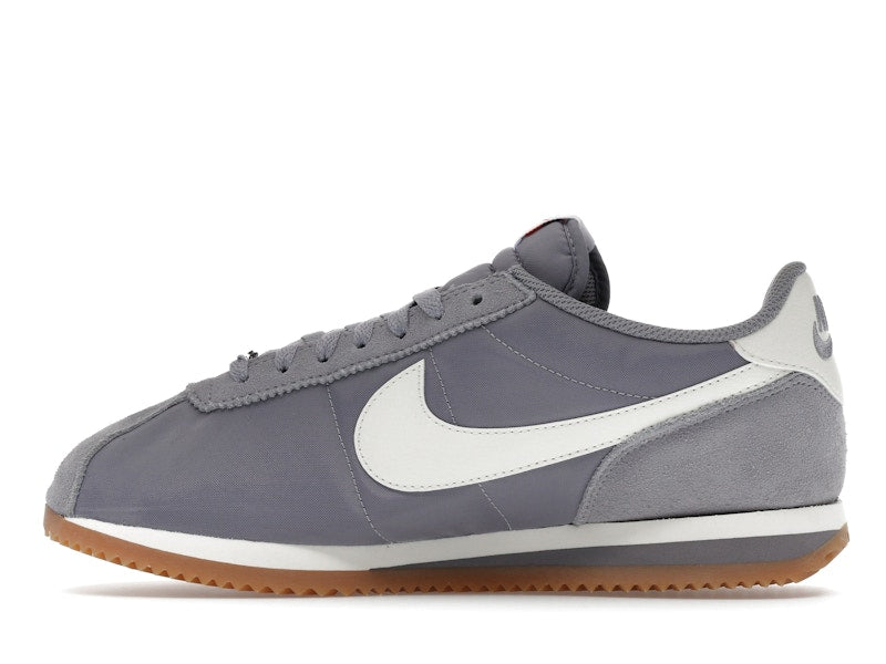 Nike Cortez Textile Cement Grey Gum Light Brown Safety Orange Sail (Women's)