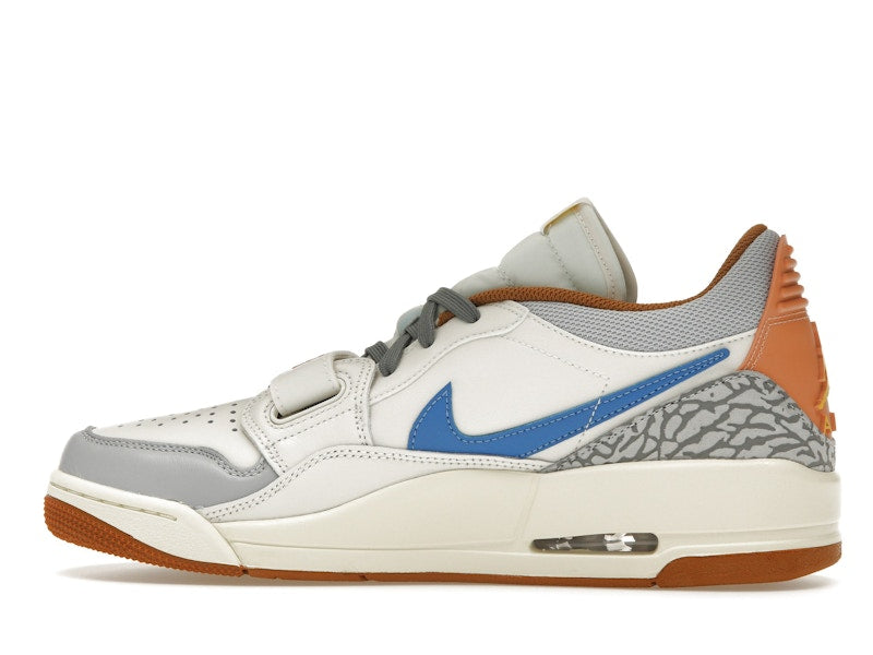 Jordan Legacy 312 Low Phantom Amber Brown Star Blue