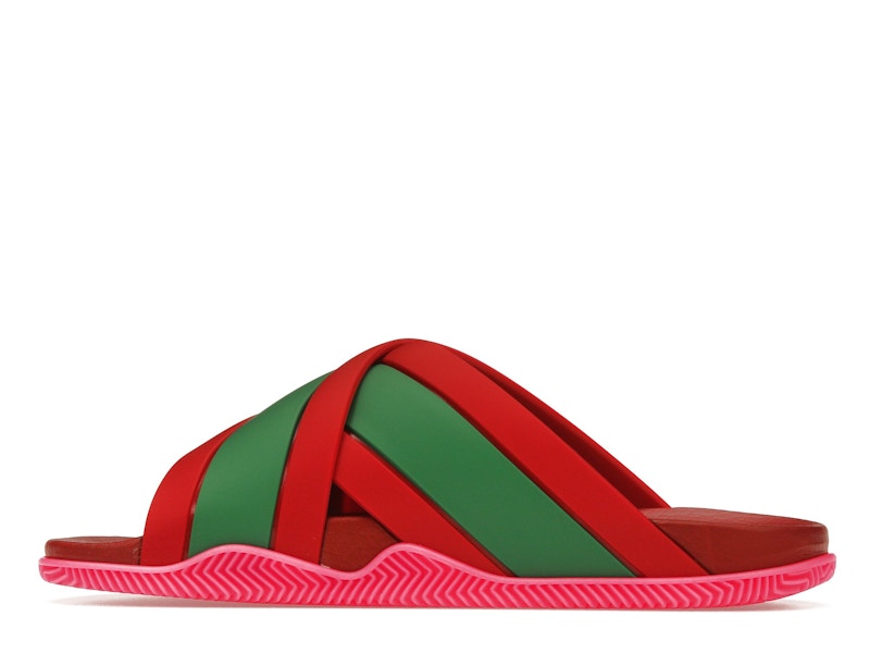 Gucci Web Slide Pink Rubber (Women's)