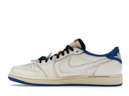 Jordan 1 Retro Low OG SP Fragment x Travis Scott Sail Military Blue