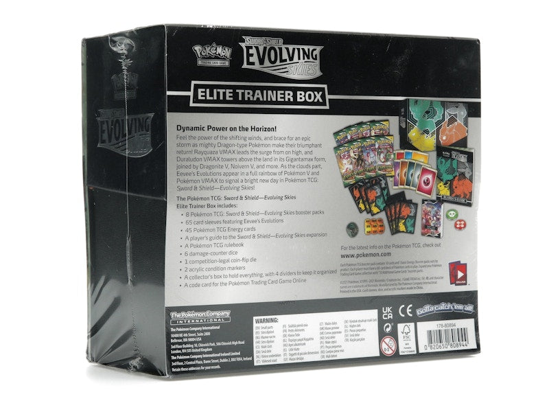 Pokémon TCG Sword & Shield Evolving Skies Elite Trainer Box (Flareon/Jolteon/Umbreon/Leafeon)