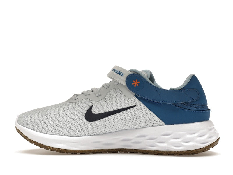 Nike Revolution 6 FlyEase Next Nature Pure Platinum Dark Marina Blue