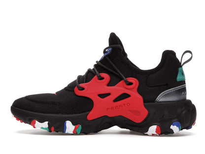 Nike React Presto Black Red Multicolor (GS)