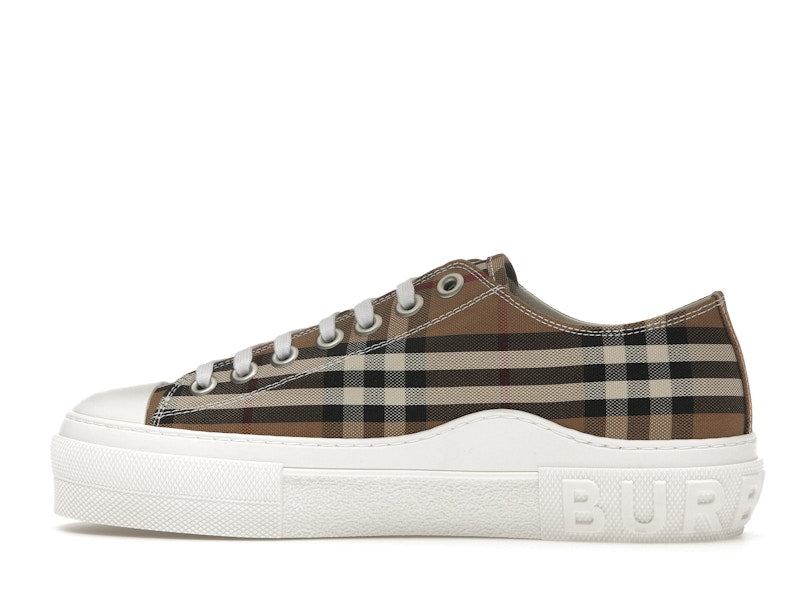 Burberry Vintage Check Cotton Sneakers Birch Brown