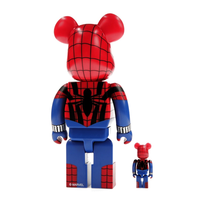 Bearbrick x Marvel Spider-Man (Ben Reilly) 100% & 400% Set