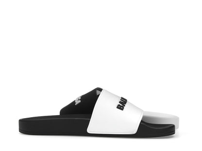 Balenciaga Pool Slides White Black (Women's)