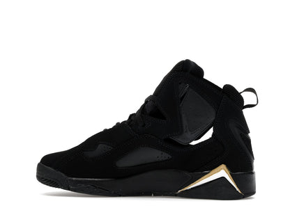 Jordan True Flight Black Metallic Gold White (GS)