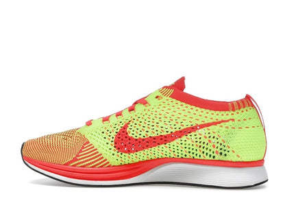 Nike Flyknit Racer Bright Crimson Volt