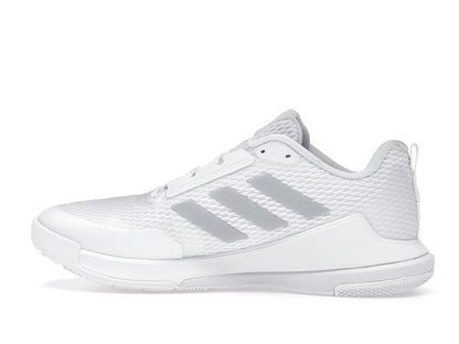 adidas Novaflight 2 Indoor Cloud White Silver Metallic (Women's)