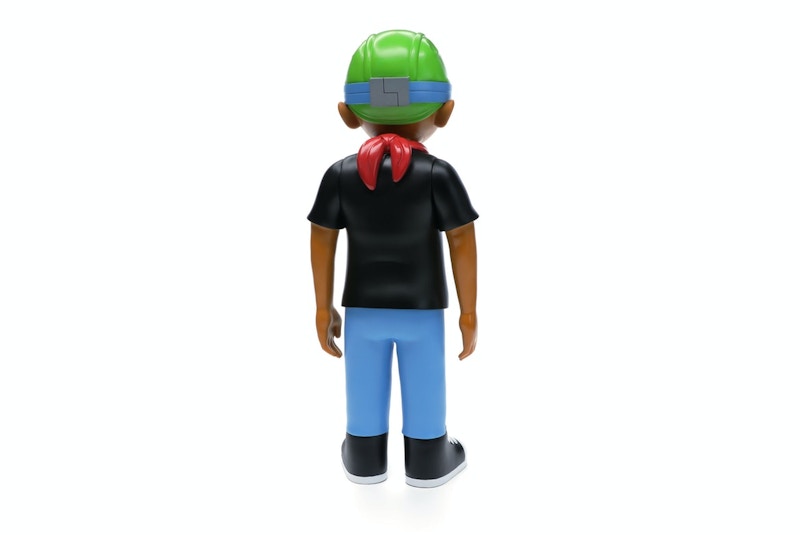 Hebru Brantley x Mindstyle Fly Boy Black Tee Vinyl Figure Multi