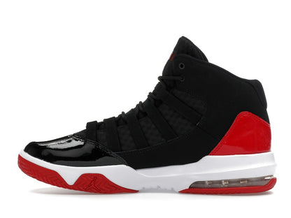 Jordan Max Aura Black Red Patent
