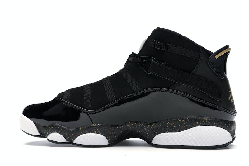 Jordan 6 Rings Black Metallic Gold White