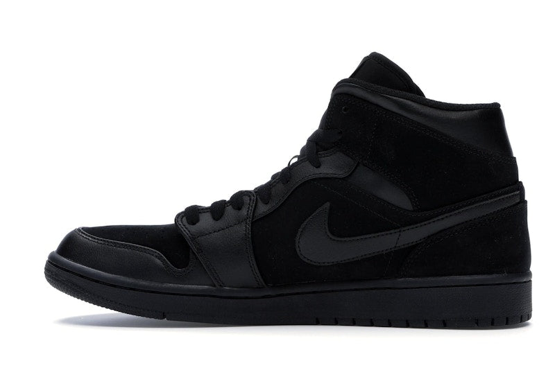 Jordan 1 Mid Triple Black (2018)