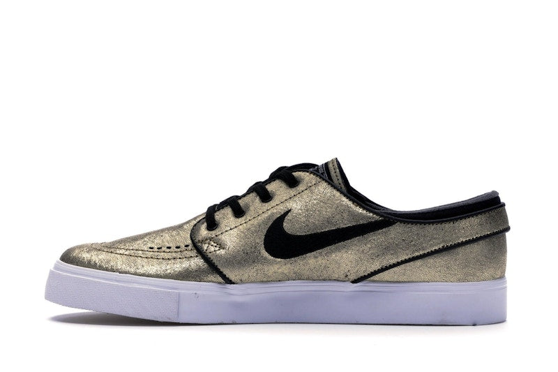 Nike SB Stefan Janoski Zoom Leather Metallic Gold