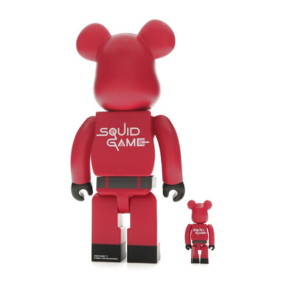 Bearbrick x Squid Game Guard (Square) 100% & 400% Set