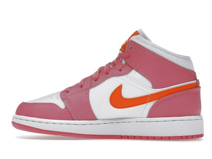 Jordan 1 Mid Pinksicle Safety Orange (GS)