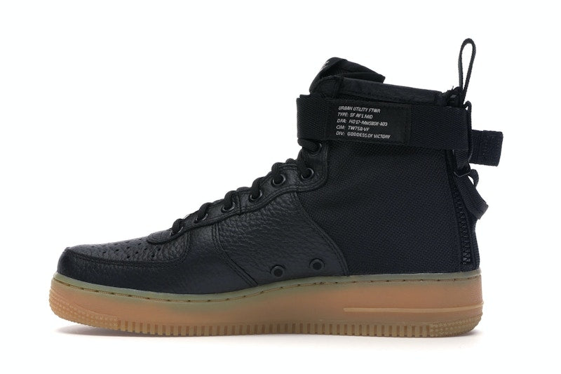 Nike SF Air Force 1 Mid Black Gum