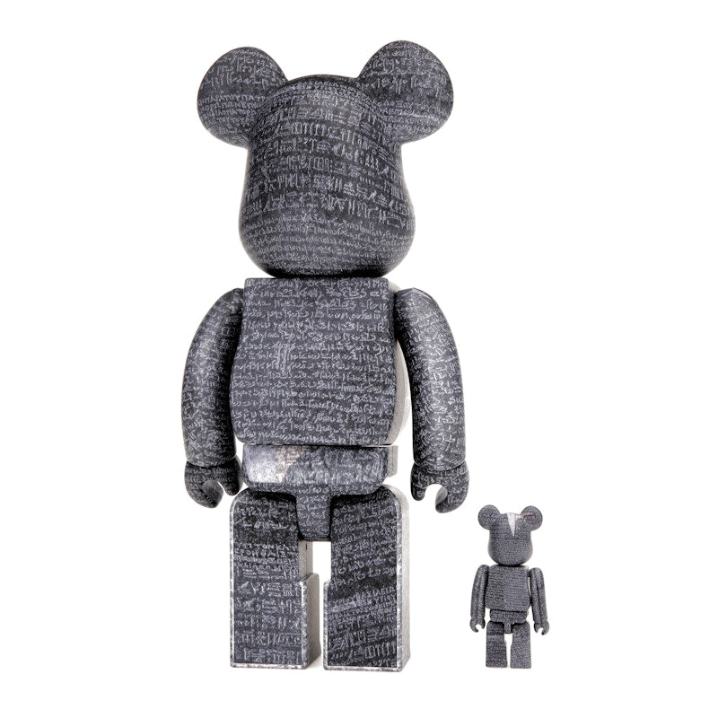 Bearbrick The British Museum (The Rosetta Stone) 100% & 400% Set