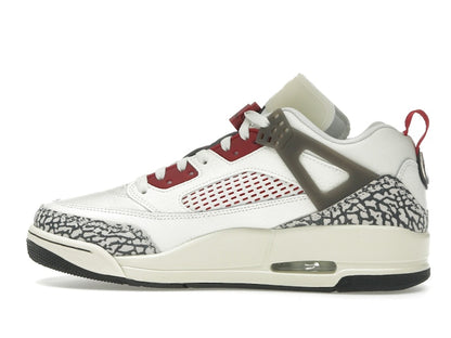 Jordan Spizike Low Sail Anthracite Coconut Milk Varsity Red