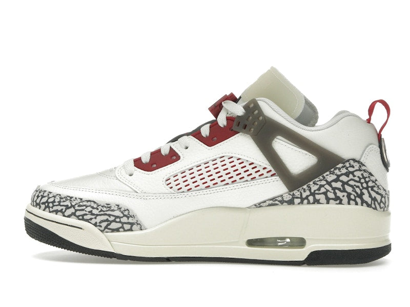 Jordan Spizike Low Sail Anthracite Coconut Milk Varsity Red
