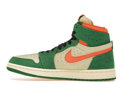 Jordan 1 High Zoom Air CMFT 2 Pine Green Orange Blaze (Women's)