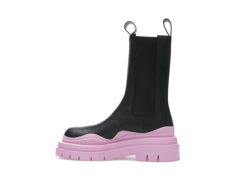 Bottega Veneta Tire Chelsea Boot Black Gloss (Women's)