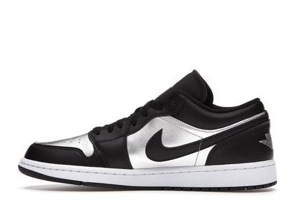 Jordan 1 Low SE Black Metallic Silver (Women's)
