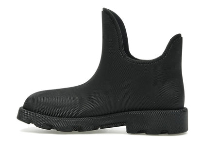 Burberry Marsh Round-Toe Ankle Boots Black
