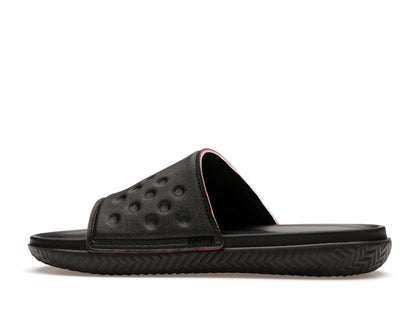 Jordan Play Slide Black University Red
