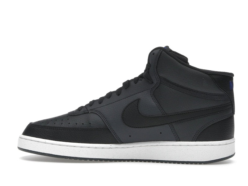 Nike Court Vision Mid Next Nature Dark Smoke Grey Off Noir Racer Blue Black