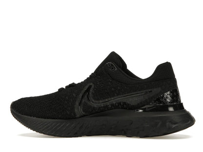 Nike React Infinity Run Flyknit 3 Triple Black (Women's)