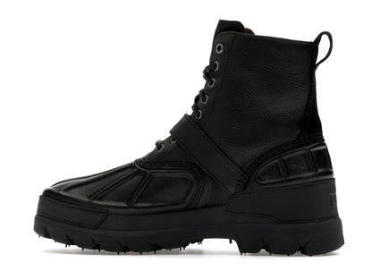 Polo Ralph Lauren Oslo High Oiled Leather Boot Black