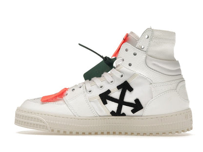 OFF-WHITE Off Court 3.0 Leather White White Orange (Bold Medial Logo)
