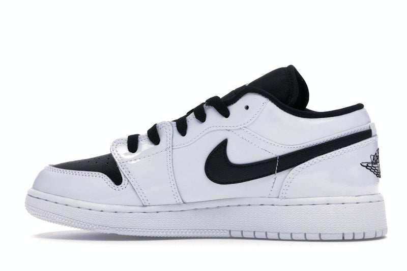 Jordan 1 Low White Black Patent (GS)
