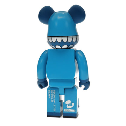 Bearbrick x a-nation KAWS Chompers 100% & 400% Set Blue