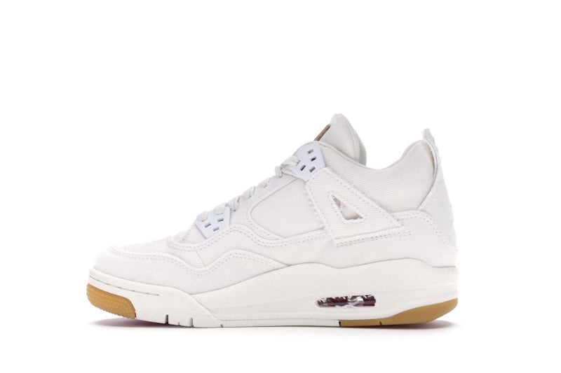 Jordan 4 Retro Levi's White (GS) (Levi's Tag)