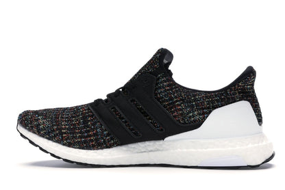 adidas Ultra Boost 4.0 Black Multi-Color White Heel Cage