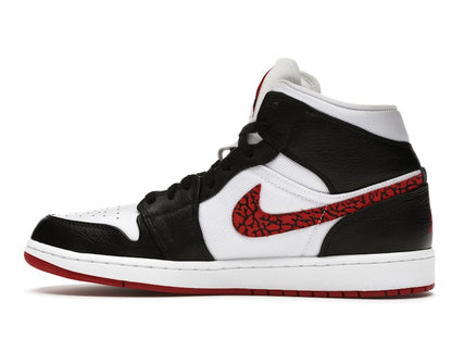 Jordan 1 Phat White Red Black (Elephant Print)