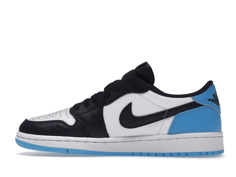 Jordan 1 Retro Low OG Black Dark Powder Blue (Women's)