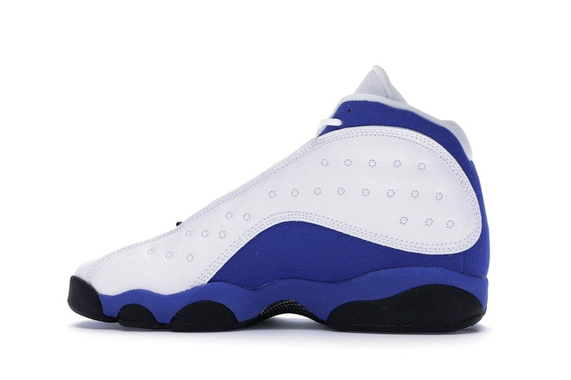 Jordan 13 Retro White Hyper Royal Black (GS)