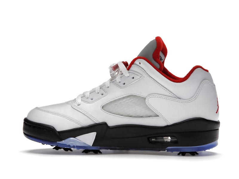 Jordan 5 Retro Low Golf Fire Red (Silver Tongue)