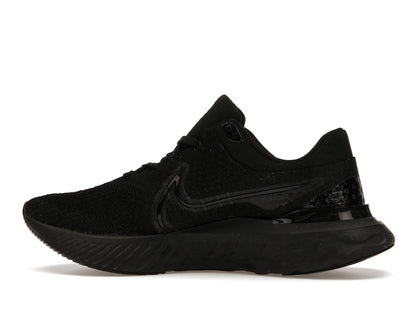 Nike React Infinity Run Flyknit 3 Triple Black