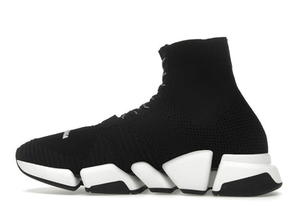 Balenciaga Speed 2.0 Lace Up Black White