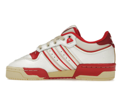 adidas Rivalry Low 86 Core White Off White Team Power Red