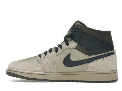 Jordan 1 Mid Khaki Baroque Brown