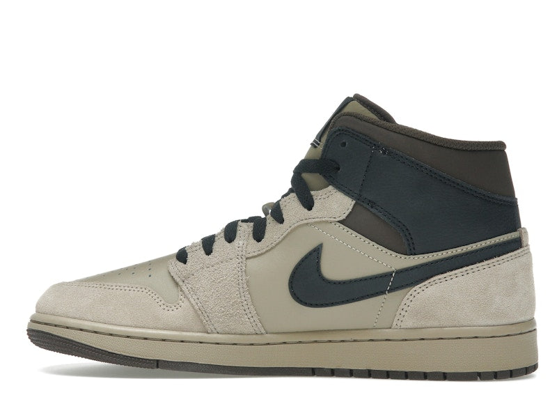 Jordan 1 Mid Khaki Baroque Brown